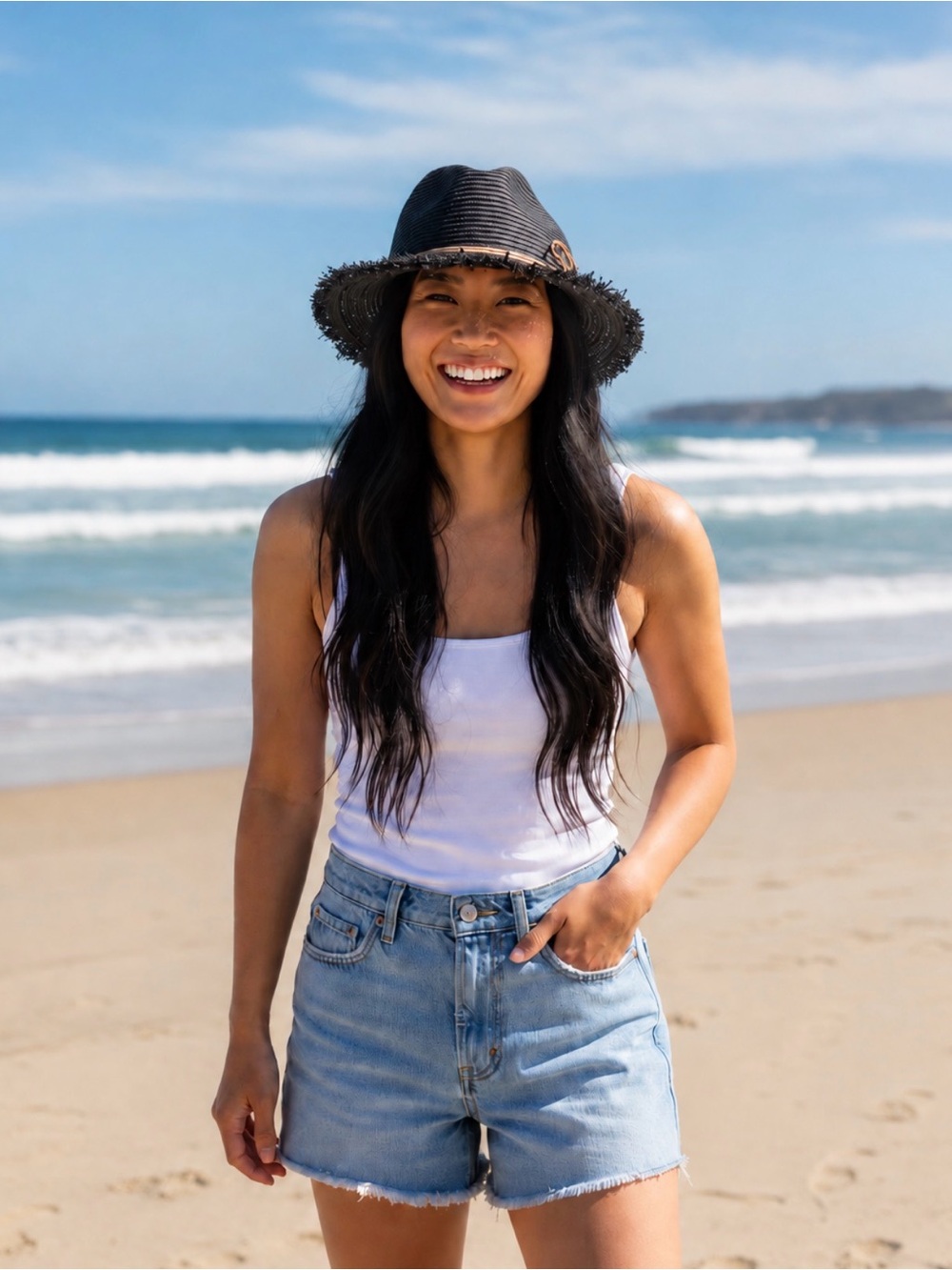 Ron Jon Black Sun Hat